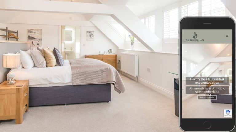 Red Lion Alnmouth Website Design Northumberland
