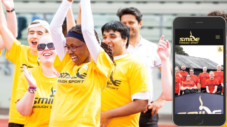 Smile Through Sport Web Design North East