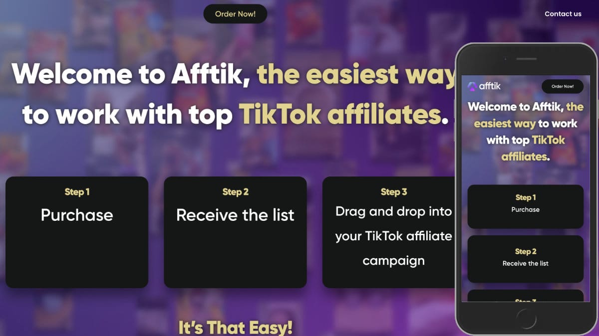 Afftik 2 Afftik Afftik is a platform that helps brands work with TikTok Shop creators at scale — providing curated creator lists and workflows to speed up outreach.